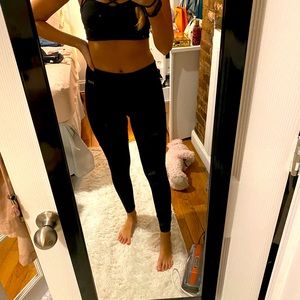 PINK black athletic leggings